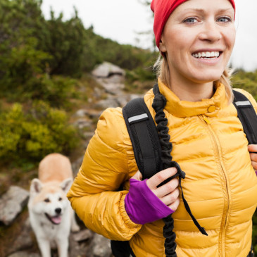 women-hiking-with-dog